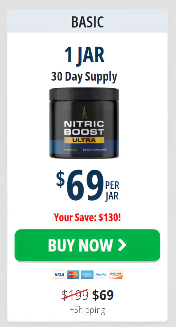 Nitric Boost Ultra  1  Bottle pricing